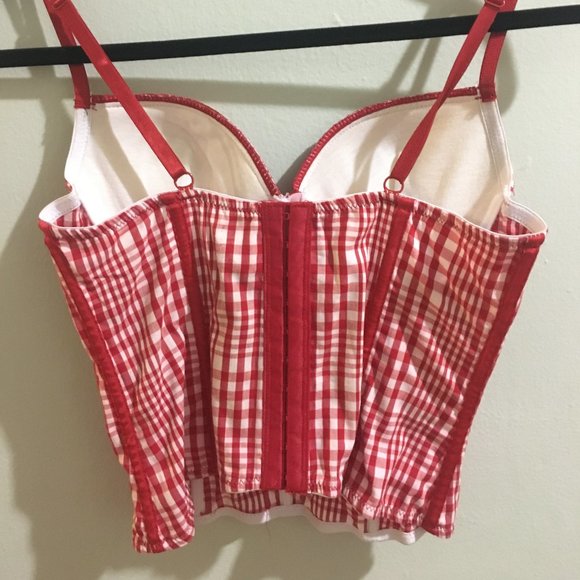 Red & White Top - Size - S - Item#44 - Picture 3 of 3